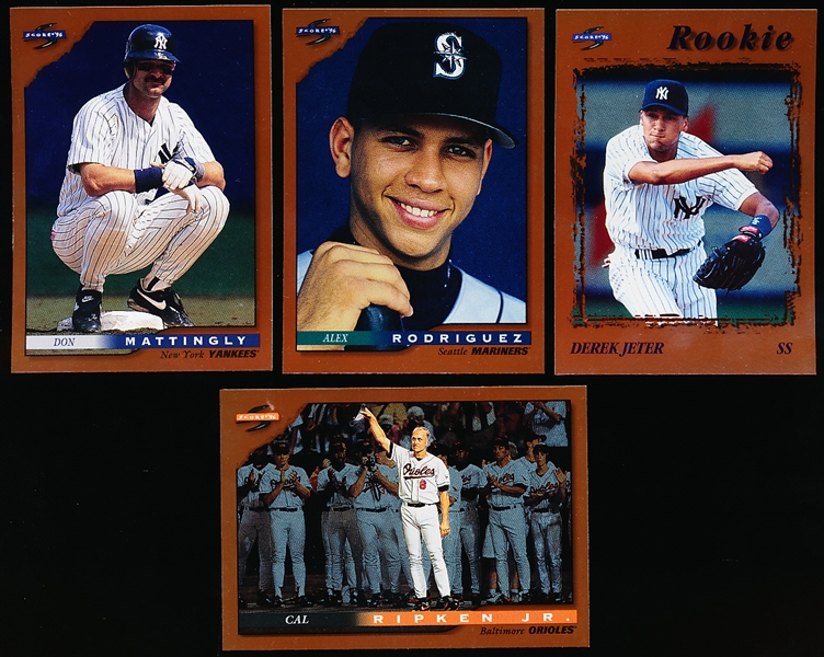 1996 Score Baseball- Series #1- “Dugout Collection” Complete Insert Set of 110