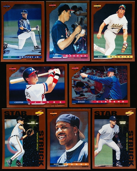 1996 Score Baseball- Series #2- “Dugout Collection” Complete Insert Set of 110