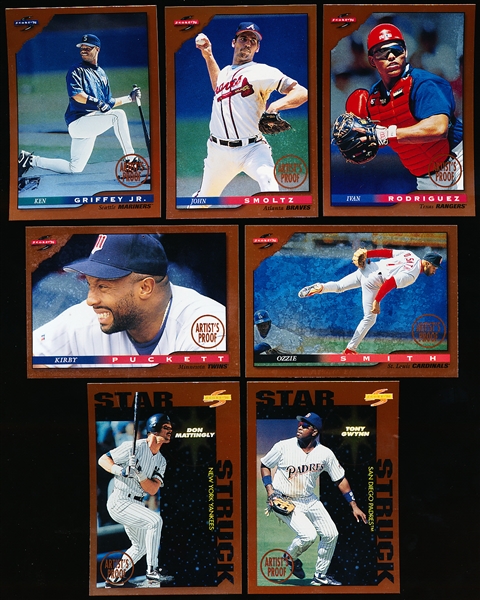 1996 Score Baseball- “Dugout Collection Artist’s Proofs”- 21 Diff.