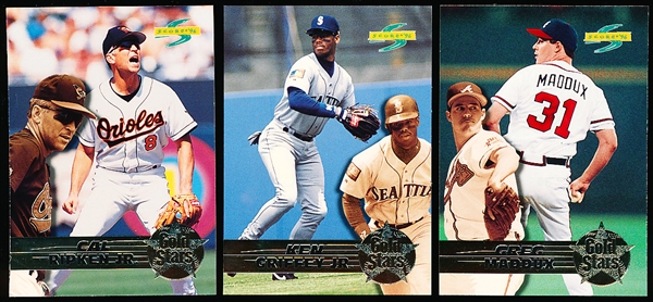 1996 Score Baseball- “Gold Stars” Complete Insert Set of 30