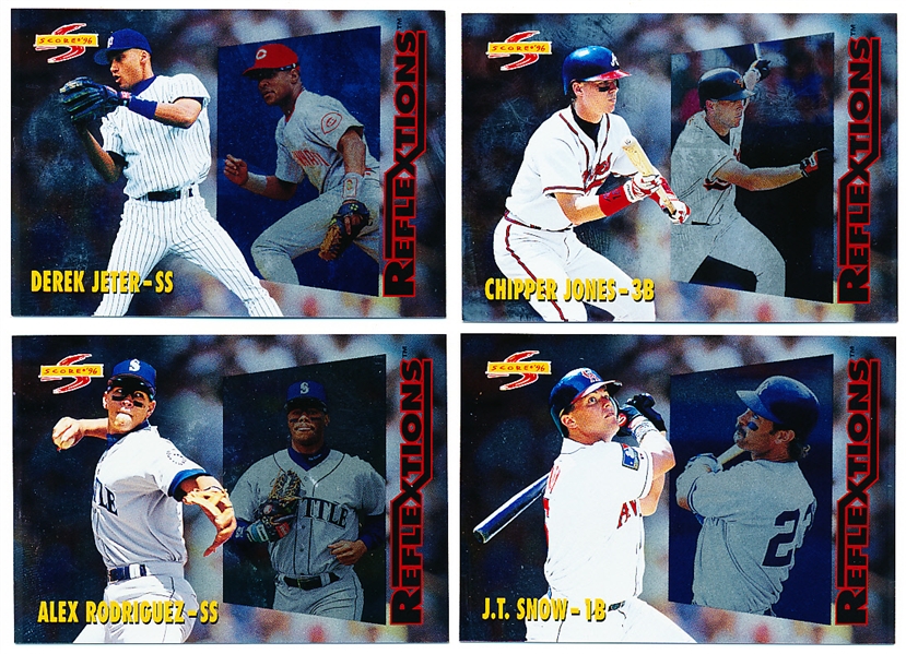 1996 Score Baseball- “Reflextions” Complete Insert Set of 20