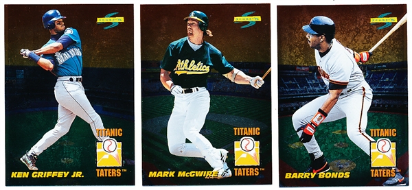 1996 Score Baseball- “Titanic Taters” Complete Insert Set of 18