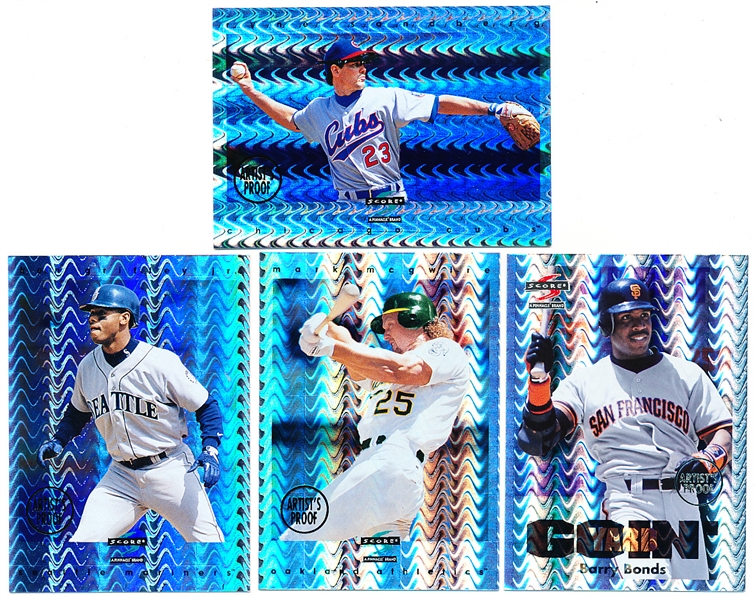 1997 Score Baseball- “Showcase Series Artist’s Proofs”- 20 Asst.