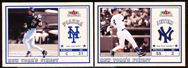 2002 Fleer Tradition Update Baseball- “New York’s Finest” Complete Insert Set of 15- Tougher Set! 