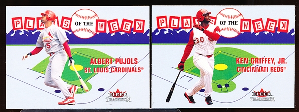 2002 Fleer Tradition Update Baseball- “Plays of the Week” Complete Insert Set of 30