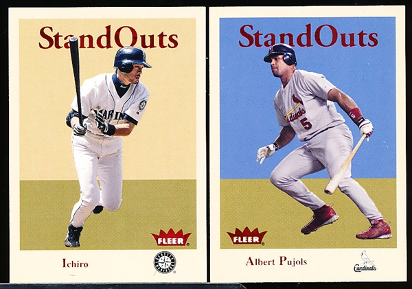 2005 Fleer Tradition Baseball- “Standouts” Complete Insert Set of 15