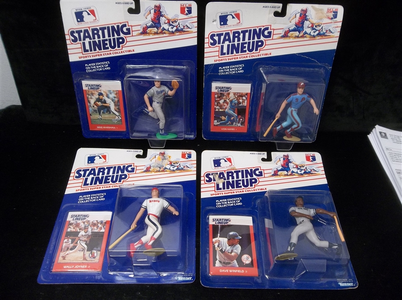 1988 Kenner SLU Baseball- 4 Diff.