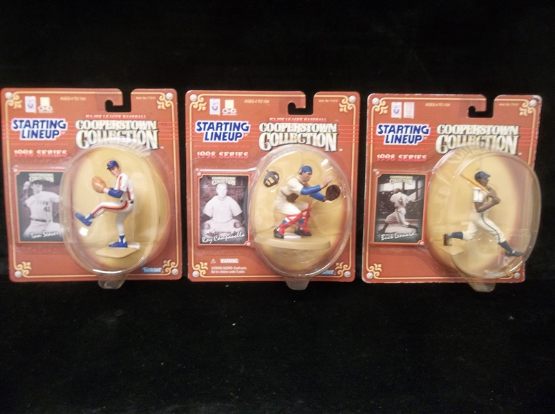 1998 Kenner SLU “Cooperstown Collection”- 3 Diff. in Original Packaging! 