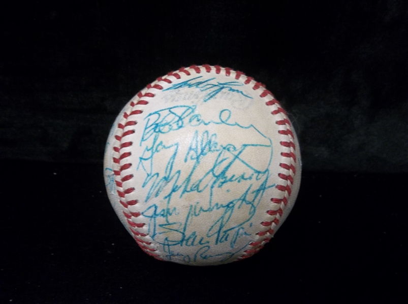 Autographed 1978-79 Boston Red Sox Team Signed Unofficial Baseball- 26 Signatures