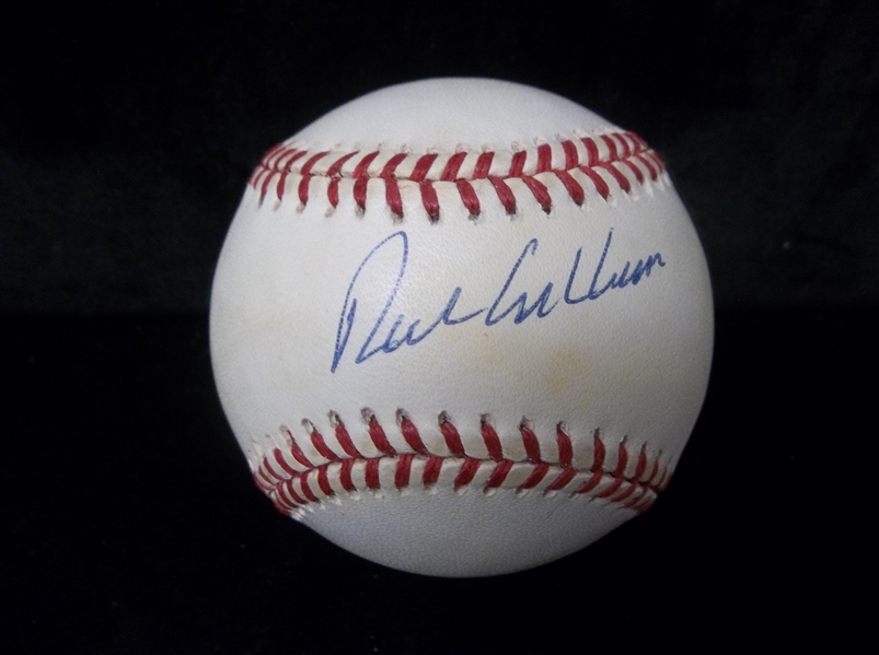 Autographed Richie Ashburn Official NL Baseball