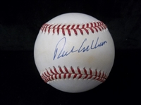 Autographed Richie Ashburn Official NL Baseball