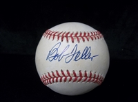 Autographed Bob Feller Official AL Baseball