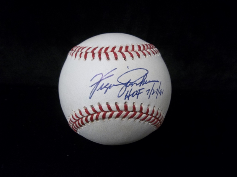 Autographed and Inscribed Fergie Jenkins Official NL Baseball