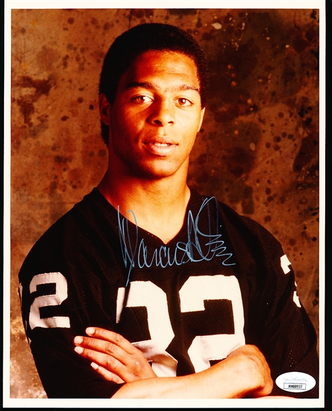 Autographed Marcus Allen Los Angeles Raiders NFL Color 8” x 10” Photo- JSA Certified