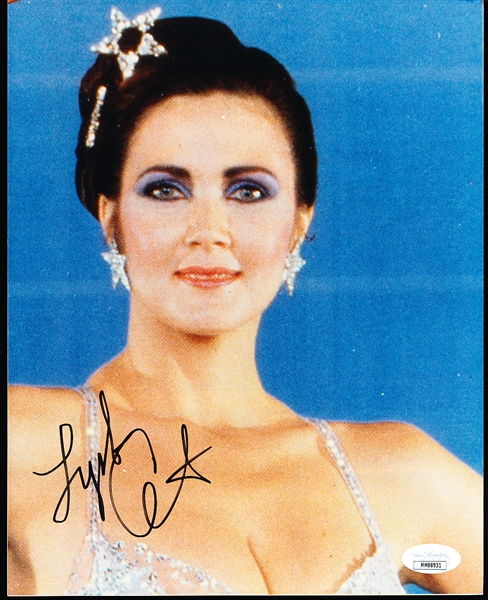 Autographed Actress Lynda Carter Non-Sports Color 8” x 10” Photo- JSA Certified