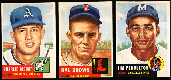 1953 Topps Baseball- 3 Diff