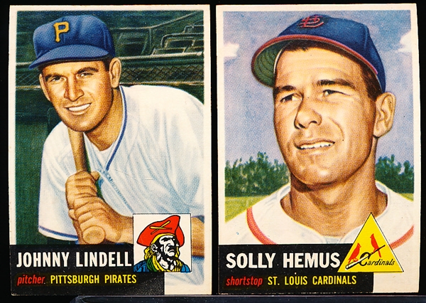 1953 Topps Bb- 2 Diff Hi#’s