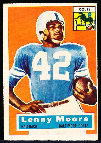 1956 Topps Fb- #60 Lenny Moore RC, Colts