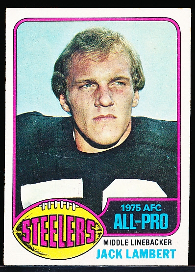 1976 Topps Fb- #220 Jack Lambert RC, Steelers