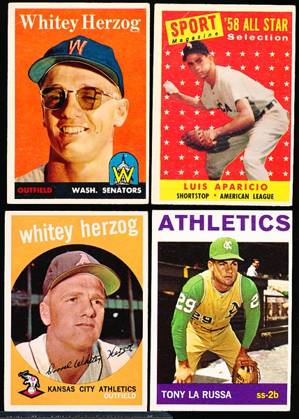 Four Baseball Cards