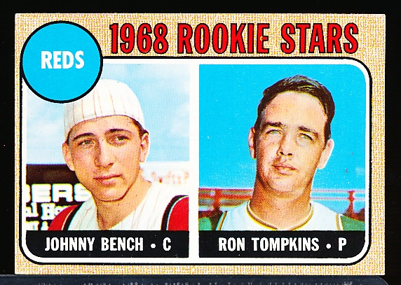 1968 Topps Bb- #247 Johnny Bench Rookie