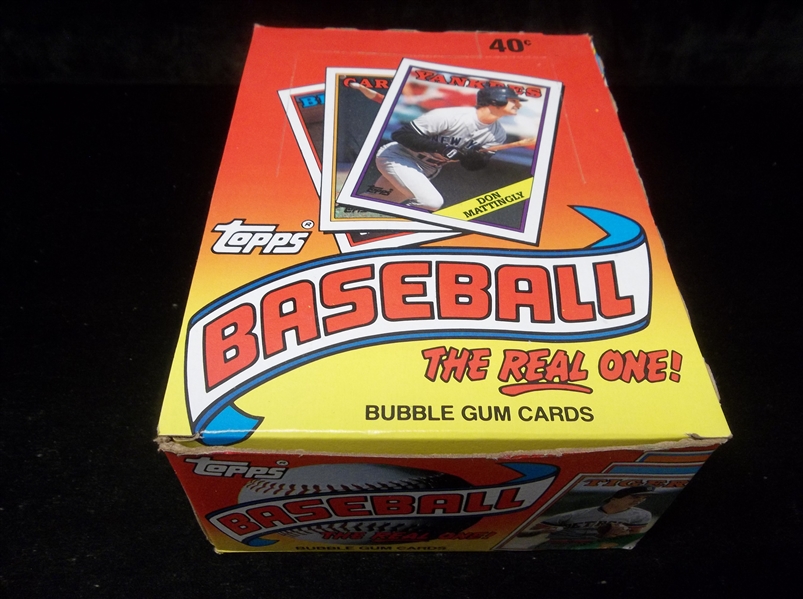 1988 Topps Baseball- One Unopened Wax Box