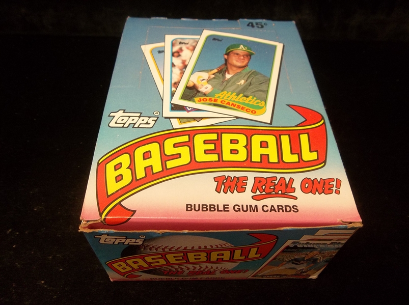 1989 Topps Baseball- One Unopened Wax Box