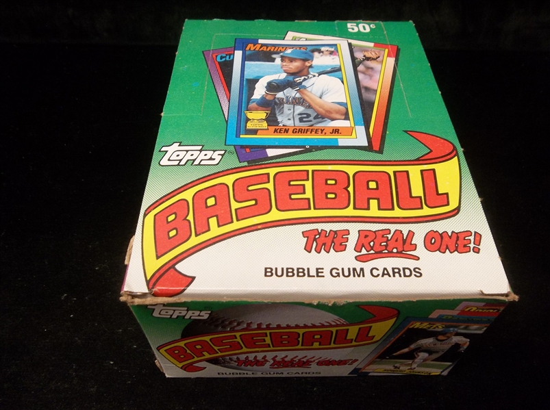 1990 Topps Baseball- One Unopened Wax Box