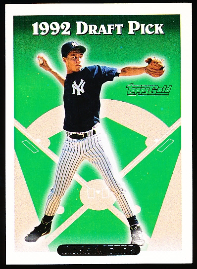 1993 Topps “Gold” Baseball- #98 Derek Jeter RC, Yankees