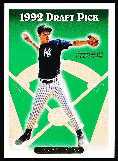 1993 Topps “Gold” Baseball- #98 Derek Jeter RC, Yankees