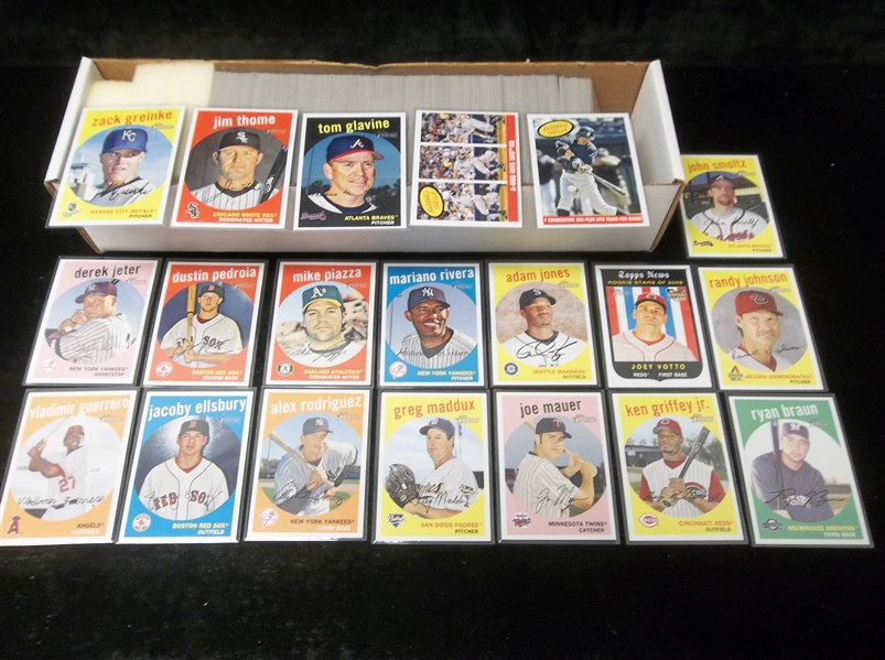 2008 Topps Heritage Baseball- 314 Diff. in Penny Sleeves