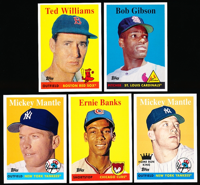 2008 Topps National Convention Retro VIP Complete Set of 5