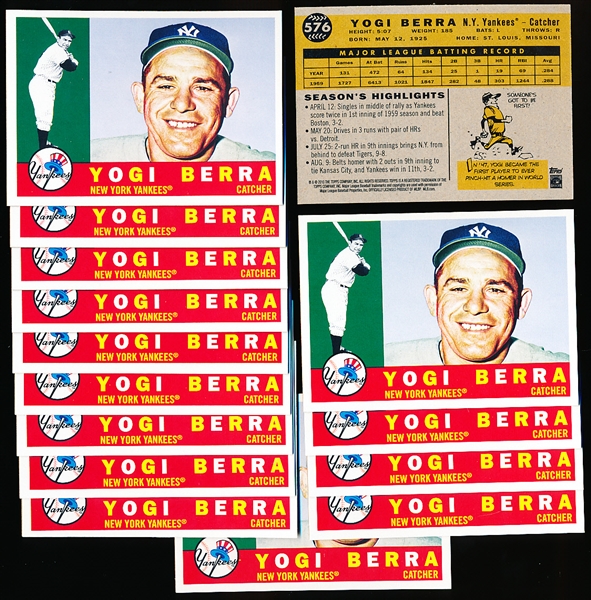 2010 Topps National Convention Retro VIP- #576 Yogi Berra, Yankees- 30 Cards