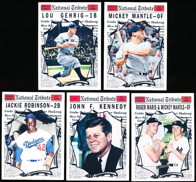 2011 Topps National Convention Retro VIP Complete Set of 5 Cards