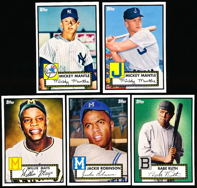 2012 Topps National Convention Retro VIP Promo Complete Set of 5