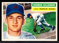 1956 Topps Baseball- #164 Harmon Killebrew, Wash- Gray Back