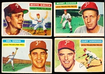 1956 Topps Bb- 10 Diff Phillies