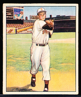 1950 Bowman Baseball- #16 Roy Sievers RC, Browns
