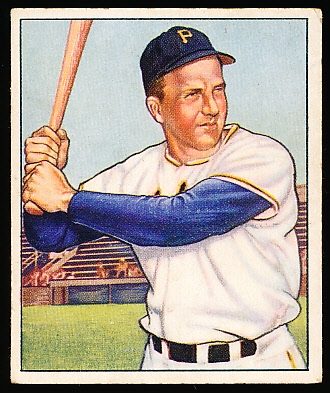 1950 Bowman Baseball- #33 Ralph Kiner, Pirates- Low # 