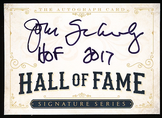 2016 The AutographCard.com “Hall of Fame” Signature Series- John Schuerholz