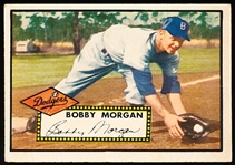 1952 Topps Baseball- #355 Bobby Morgan, Brooklyn Dodgers- Hi#