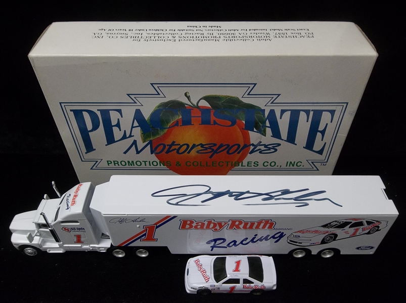 Autographed 1993 Peachstate Motorsports #1 Baby Ruth Hauler- Signed by Jeff Gordon - Beckett Certified