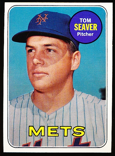 1969 Topps Baseball- #480 Tom Seaver, Mets