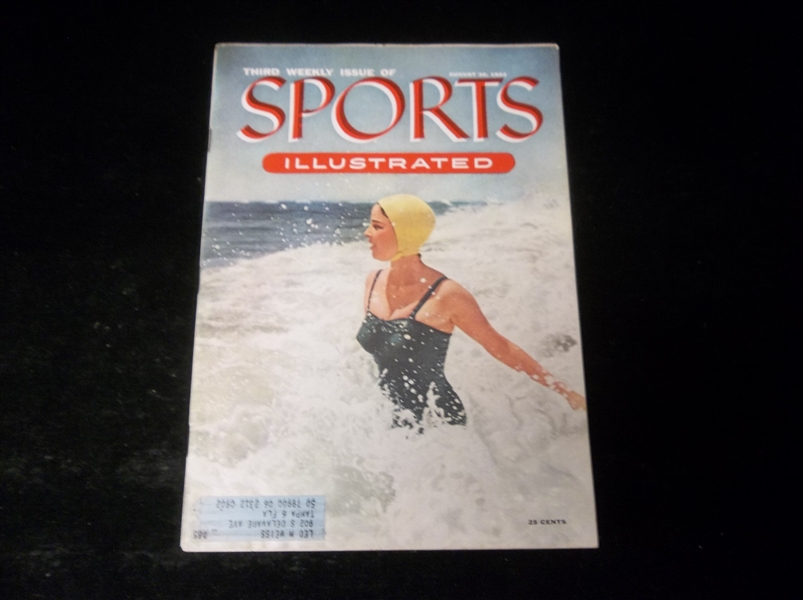 August 30, 1954 Sports Illustrated- 3rd Issue- 1st Swimsuit Cover