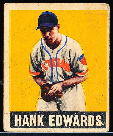 1948/49 Leaf Baseball- #72 Hank Edwards, Cleveland