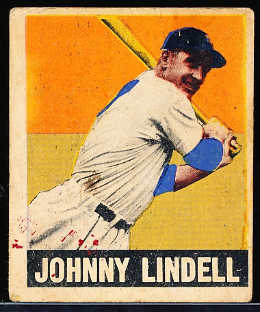 1948/49 Leaf Baseball- #82 Johnny Lindell, Yankees