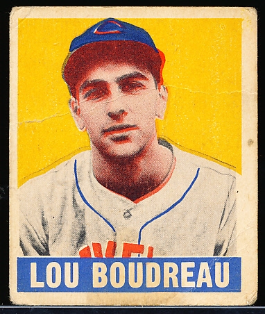 1948/49 Leaf Baseball- #106 Lou Boudreau, Cleveland