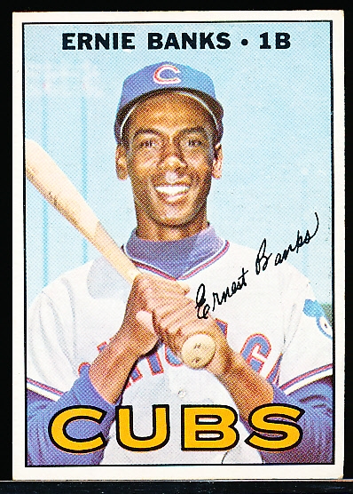 1967 Topps Bb- #215 Ernie Banks, Cubs