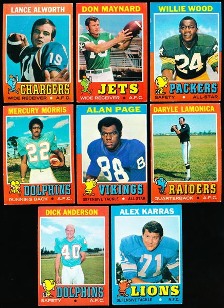 1971 Topps Football- 85 Diff
