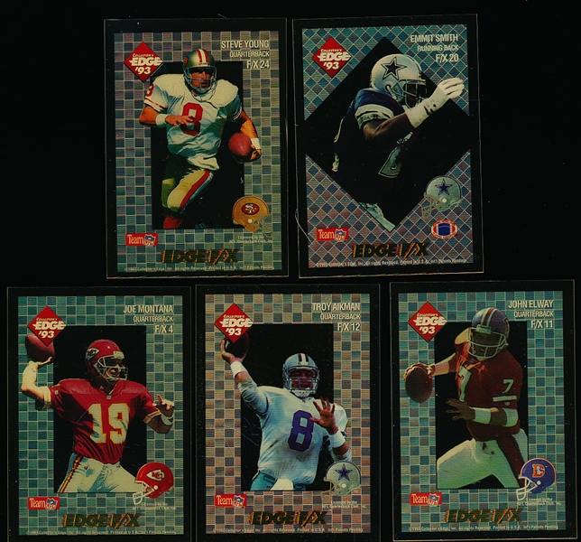 1993 Collector’s Edge Ftbl. “Edge FX”- 1 Complete Set of 25 Cards